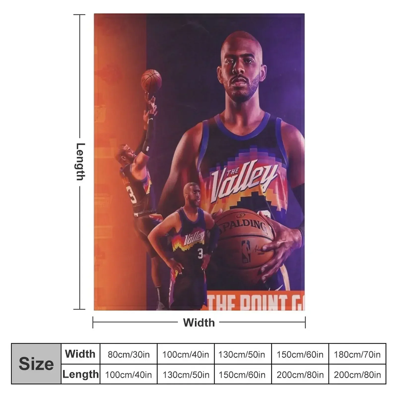 Chris Paul 3 The Point GOD Throw Blanket Bed covers Winter beds Heavy Picnic Decorative Sofa wednesday Blankets