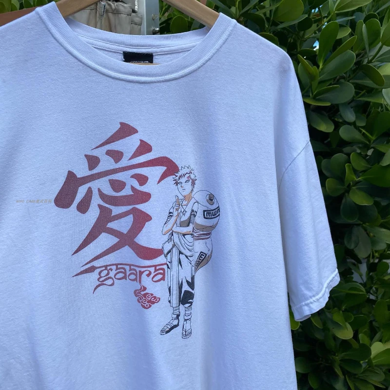 

Naruto I Love Luo Classic Styling Print Designer Men's T-shirt Pure Cotton High Quality Unisex Harajuku College Style
