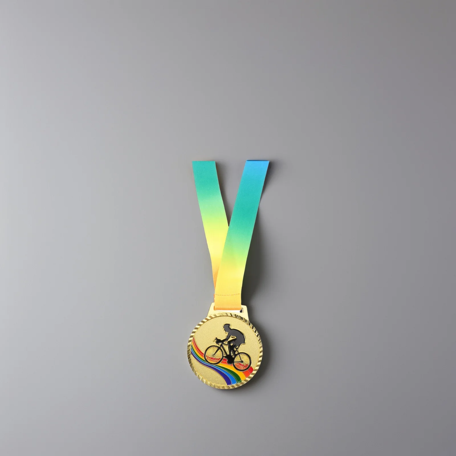 

Gold Competition Medals Gold Cycling Award 1st Medals Cycling Champion Medals Cycling Honor Medals for Cyclists Road Races