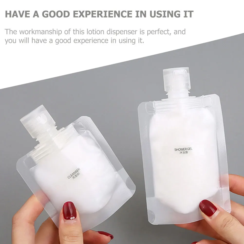 1 Set Leakproof Silicone Travel Bottles Portable Squeeze Dispenser For Shampoo Lotion Makeup Toiletries Refillable Sub