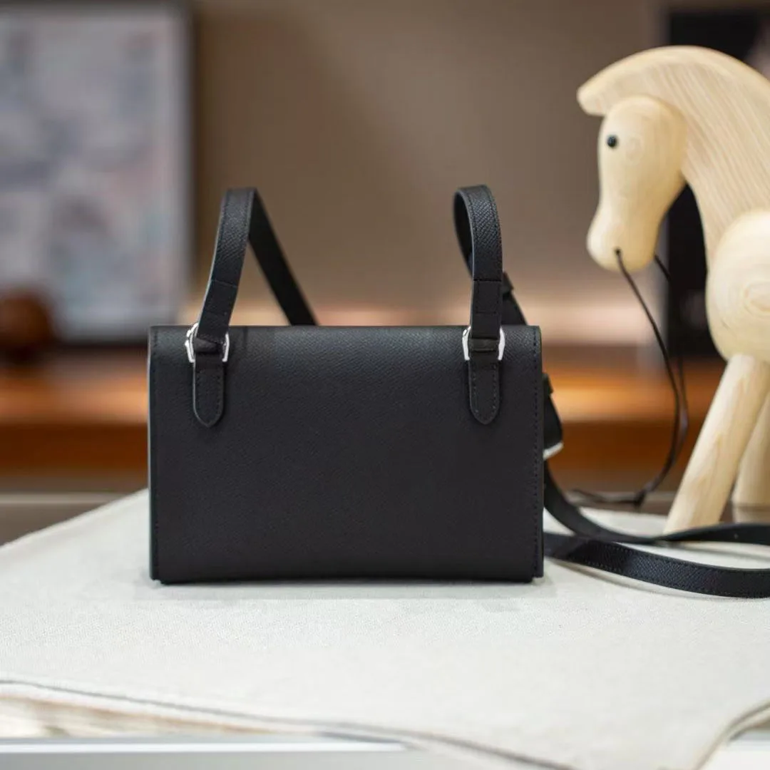 

Хит продаж 2025, высококачественная женская сумка через плечо с пальмовым принтом, пуговицами из воловьей кожи, сумкой через плечо, модным кожаным кошельком