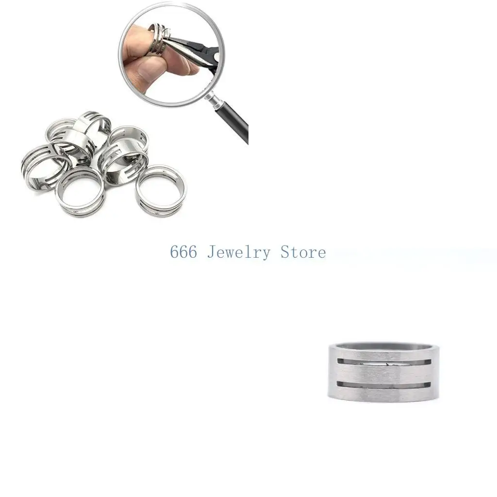 F2TD Stainless Steel Jump Ring Opener Circle Jump Ring Tool for Women Men Jewelry Makers Craft Jump Ring Opening Tools