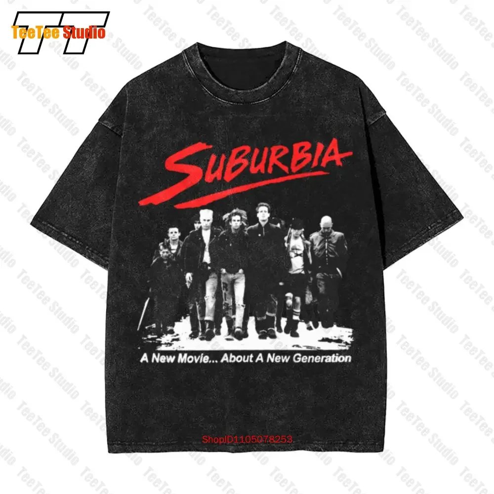 Suburbia 1983 Movie Punk Movie Tsol The Vandals Vintage Oversized T-Shirt 1EJO