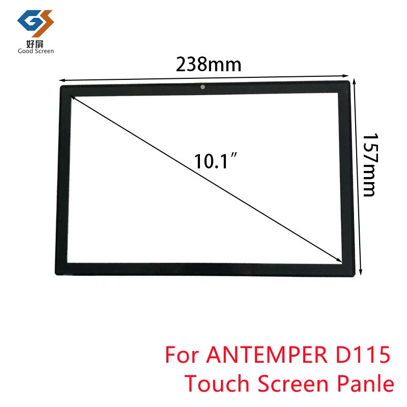 Black Touch Screen 10.1Inch For ANTEMPER D115 Tablet PC Capacitive Touch Screen Digitizer Sensor External Glass Panel