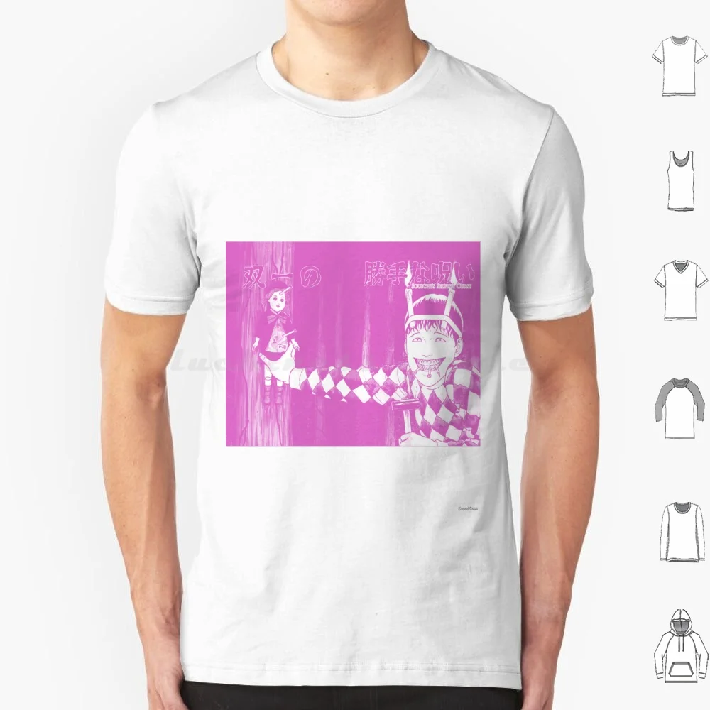 Souichi's Diary Of Delights ( Pink ) T Shirt Cotton Men Women DIY Print Horror Manga Shojo Shoujo Kawaii Creepy Scary Guro