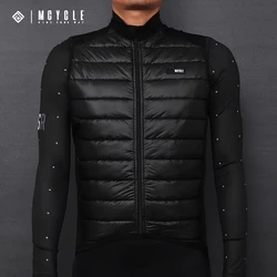 Mcycle Winter Fleece Warm Winterize Self Heating Bicycle Vest Lightweight Padded Cycling Vest Windbreak Cycling Gilet Down Vest