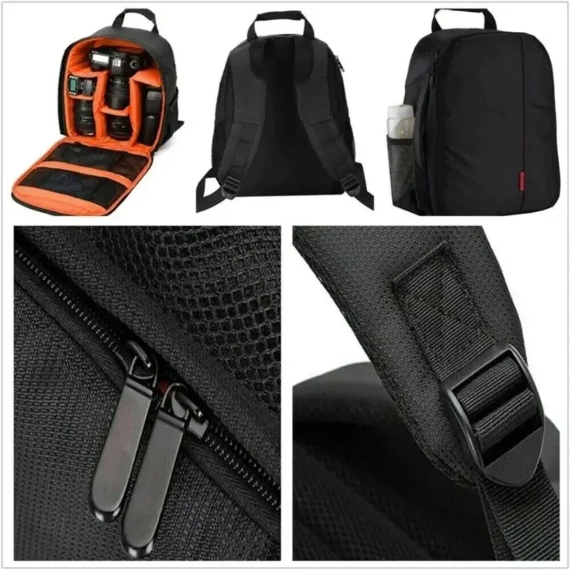 Cam Bags Camera Bag Outdoor Small DSLR Digital Camera Video Backpack Water-resistant Multi-functional Breathable Camera Backpack