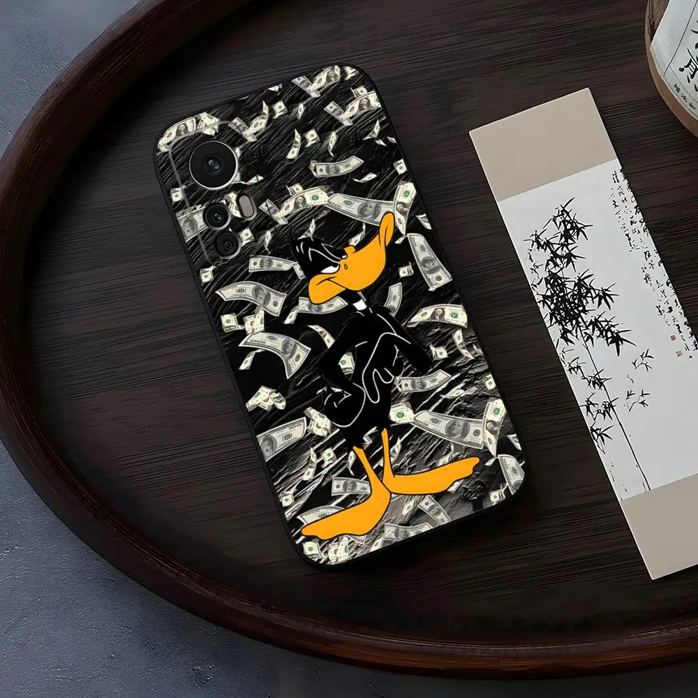 P-Porky DaffyS Cute Duck Phone Case for Xiaomi Redmi Note 13 14 10 12 Pro POCO X5 F4 F5 Pro 12 13 11T Lite Ultra Fundas Cover