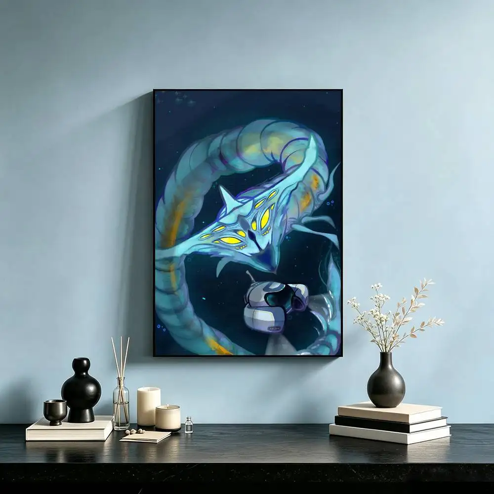 B-Below Zero Subnauticas PVC Poster Waterproof Wall Art Sticker For Bar Living Room Vintage Decor High Quality Print Gift