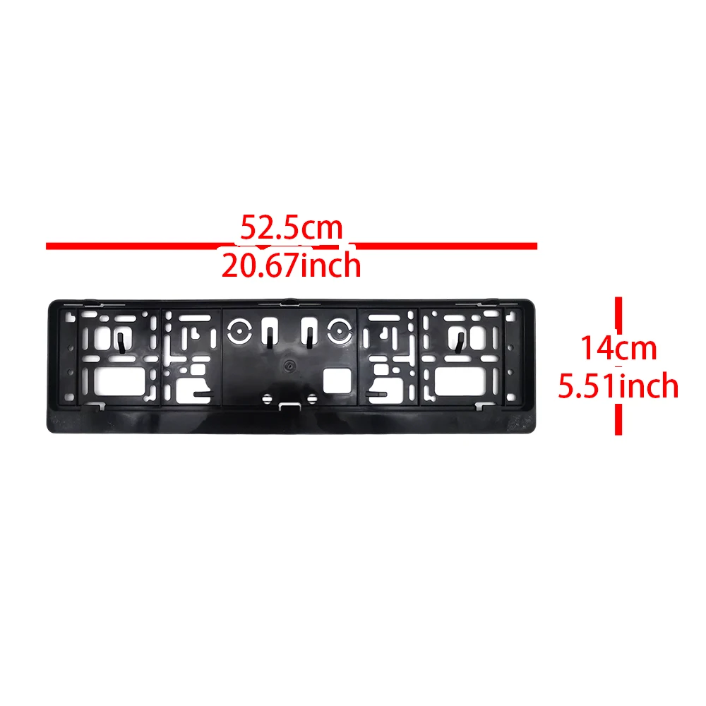 2pcs/ 1 pair Car License Plate Frame Gosnumber for European German Russian Numbers Mount Holder Number Automobile