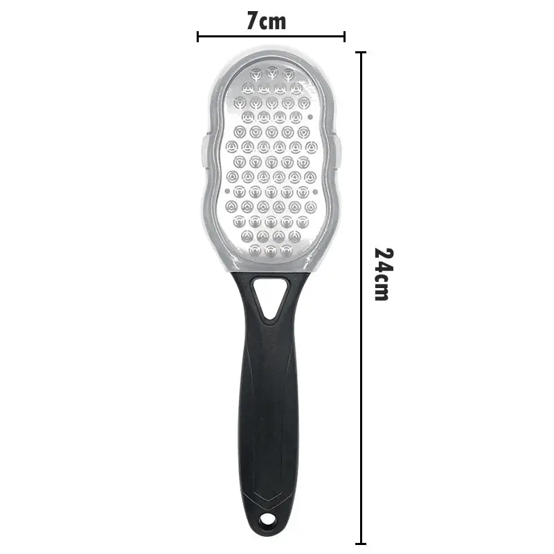 Foot Callus Remover Pedicure Scrubber Stainless Steel Foot Grater Heel File Hard Skin Rasp Grinding Foot File Remove Dead Skin