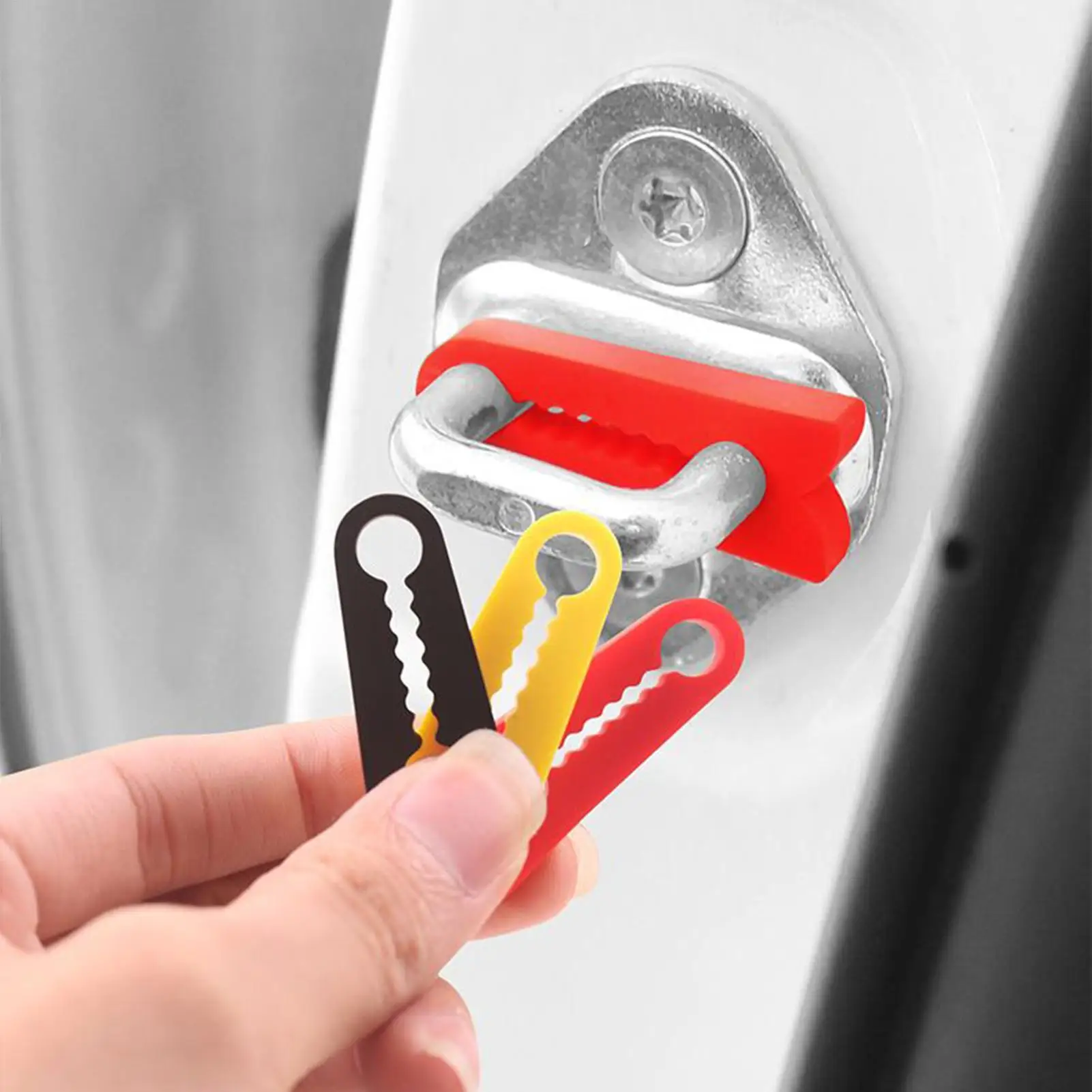 

4 шт. амортизирующие прокладки для дверей автомобиля, шумоизоляционные буферы для багажника, силиконовые противоударные накладки, шумоизоляция для транспортных средств