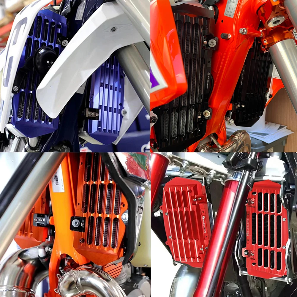 Motorcycle Radiator Grill Guard Protector For 250 350 EXC-F SX-F 2018-2023 250 300 450 XCW EXCF XCW EXC-F SIX DAYS 2017 2018