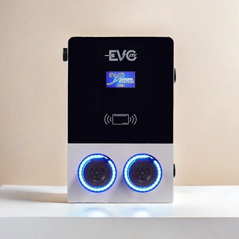 

22KW OCPP Type 2 EV Fast Wall-Mounted Charging Station Electric Car Vehicle Charger GBT Interface CCS 32A Rated Tesla Compatible
