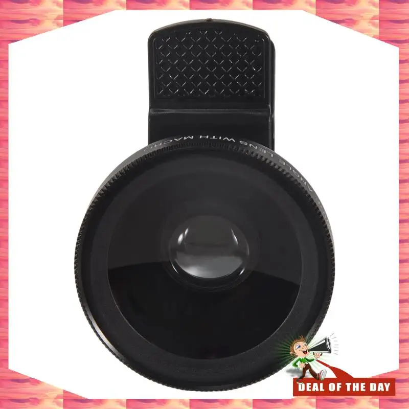 24-Hour Delivery 2 In 1 HD Phone Lens 0.45X Super Wide Angle &12.5X Macro Mobile Lens For Iphone 11 For Xiaomi For  For H