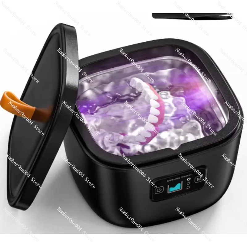 Small Household Ultrasonic Cleaning Machine High Frequency Acoustic Wave Jewelry Jewelry Cleaner Braces Denture Cleaning Machine