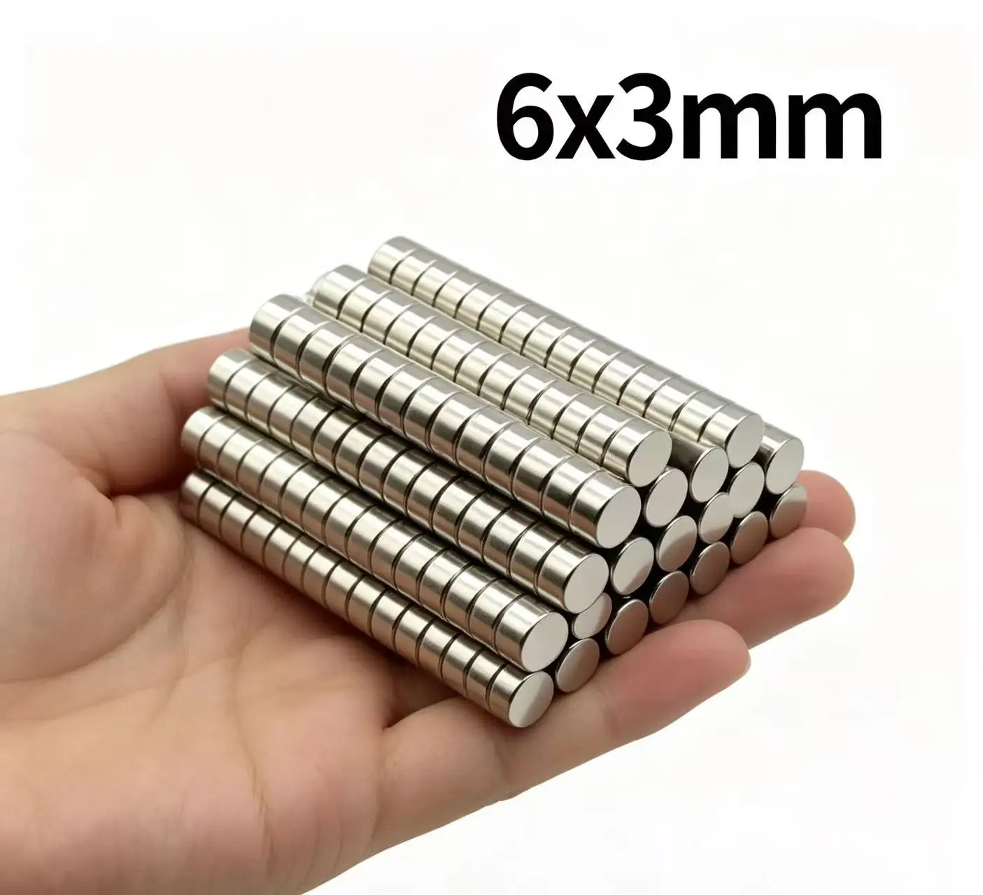 6x3mm Super Strong Neodymium Magnet N35 NdfeB Permanent Magnetic imanes Round Powerful Magnets Refrigerator Magnet
