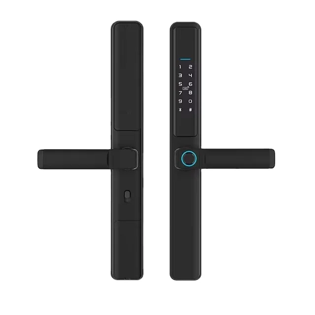 

Sinovo Waterproof IP66 TUYA WIFI Fingerprint Biometric Keyless Glass Door TTLOCK Digital Aluminum Sliding Smart Door Lock