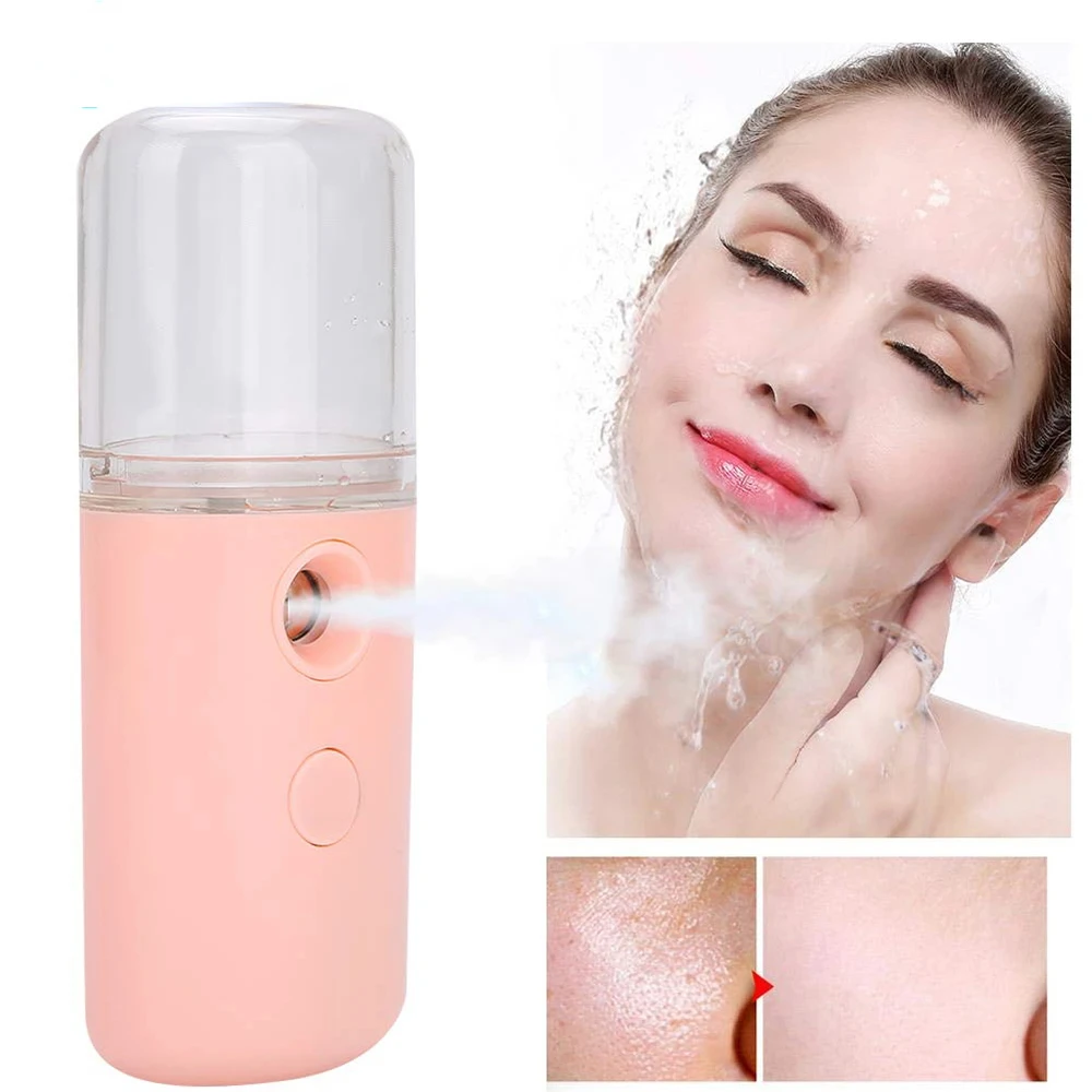 Mini Facial Timer and Facial air humidity and nanemyster, 30ML,USB charging, skin care and facial care,