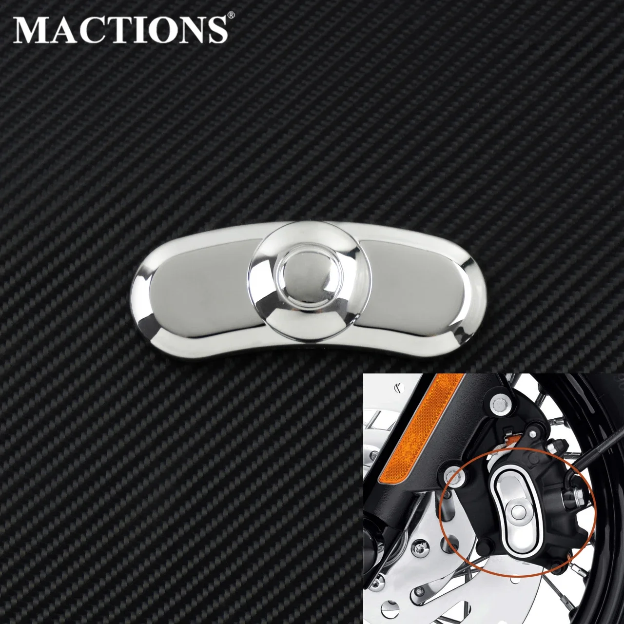 

Крышка тормозного суппорта мотоцикла для Harley Sportster XL 883 1200 48 72 Iron Low 2014-24, наклейка на вставку переднего и заднего тормозного суппорта