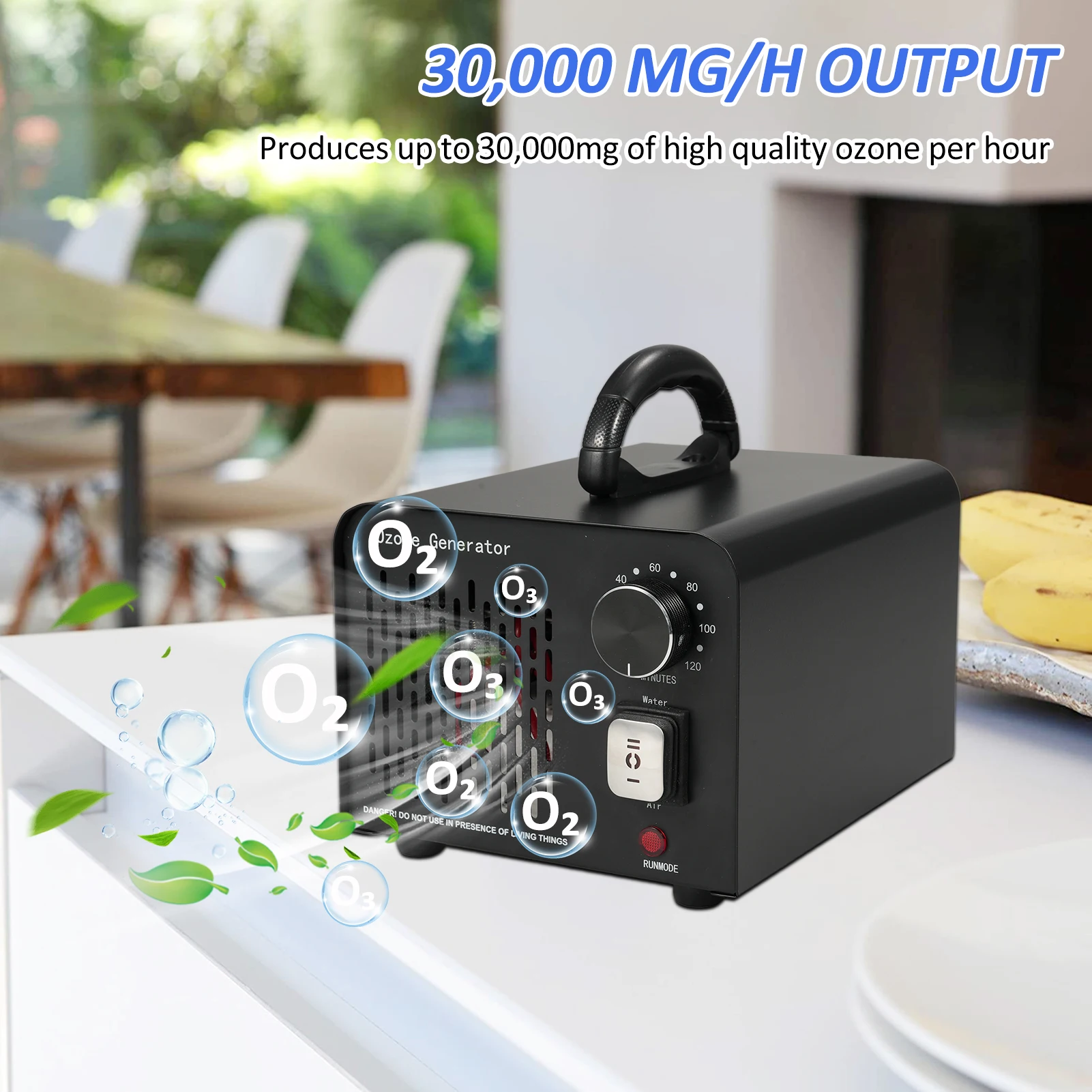 2-in-1 O3 ジェネレーター 80-150W 空気 O - Home Office Work のレビューと価格