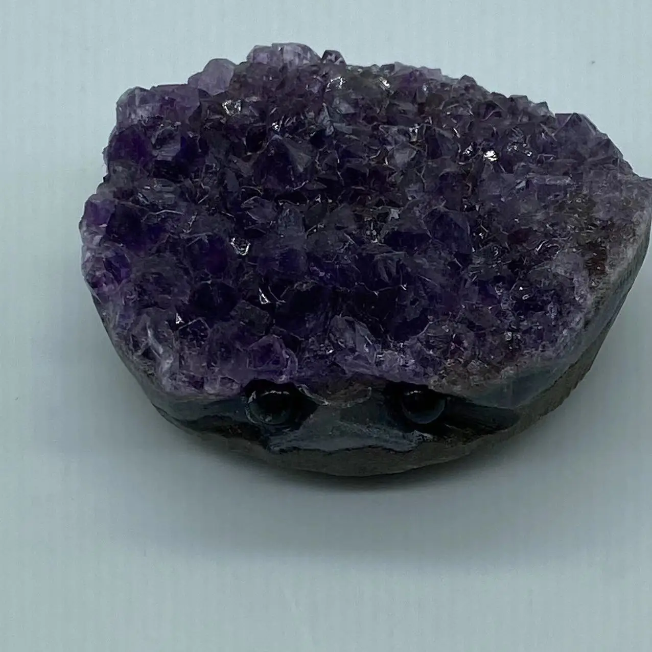 

Natural raw ore amethyst Hole Cordon pot money bag dinosaur eggs