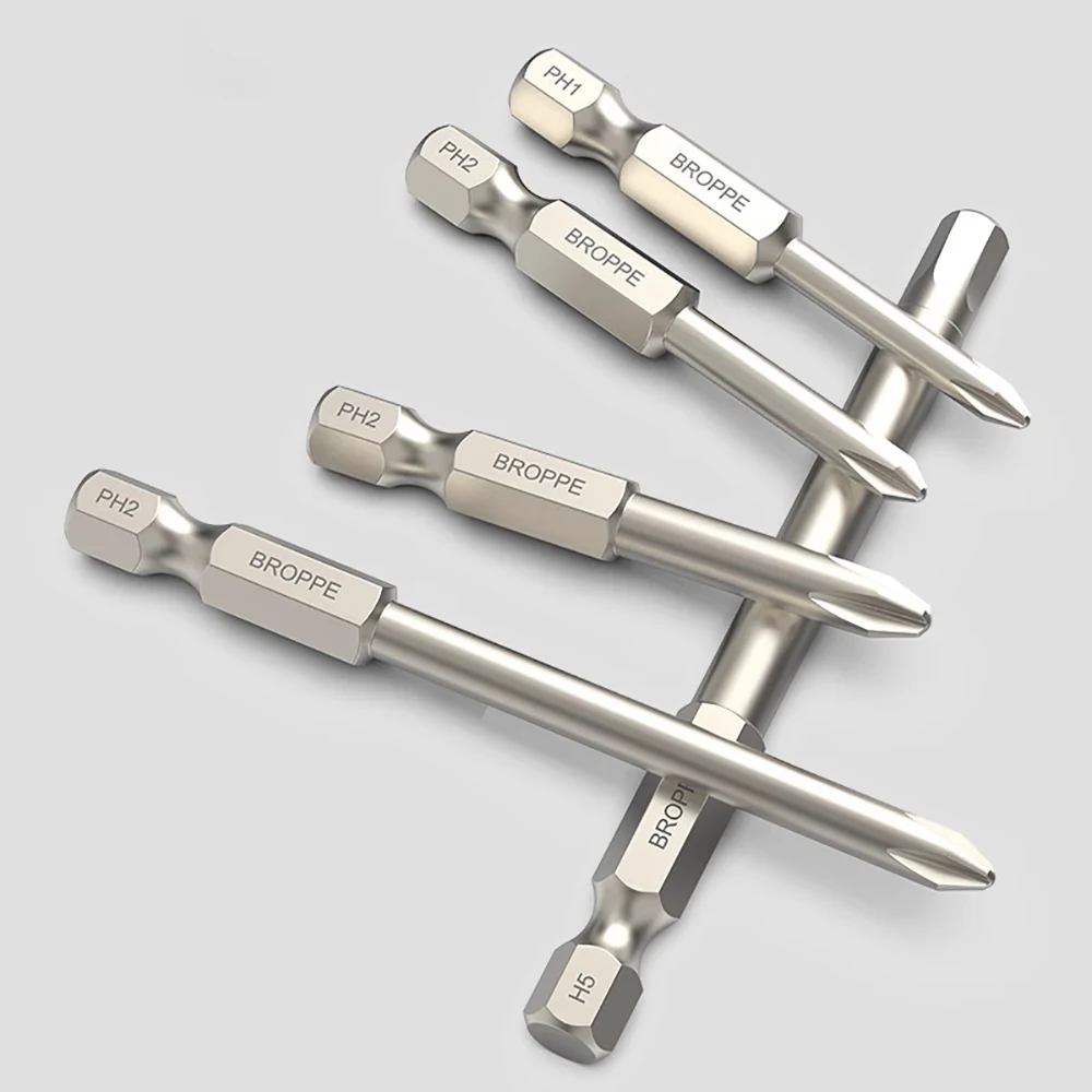 

Phillips, Hex Socket, Slotted, Torx Screwdriver Bit Set 1/4" Hex Shank Cross Head Screwdriver Drill Bit S2 Alloy Steel
