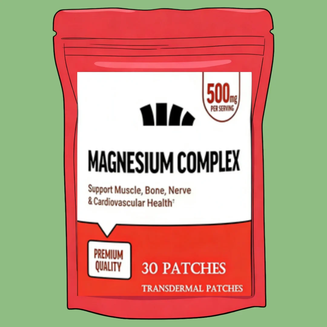Magnesium Complex Transdermal Patches For Muscle, Nerve, Heart 30 Patches