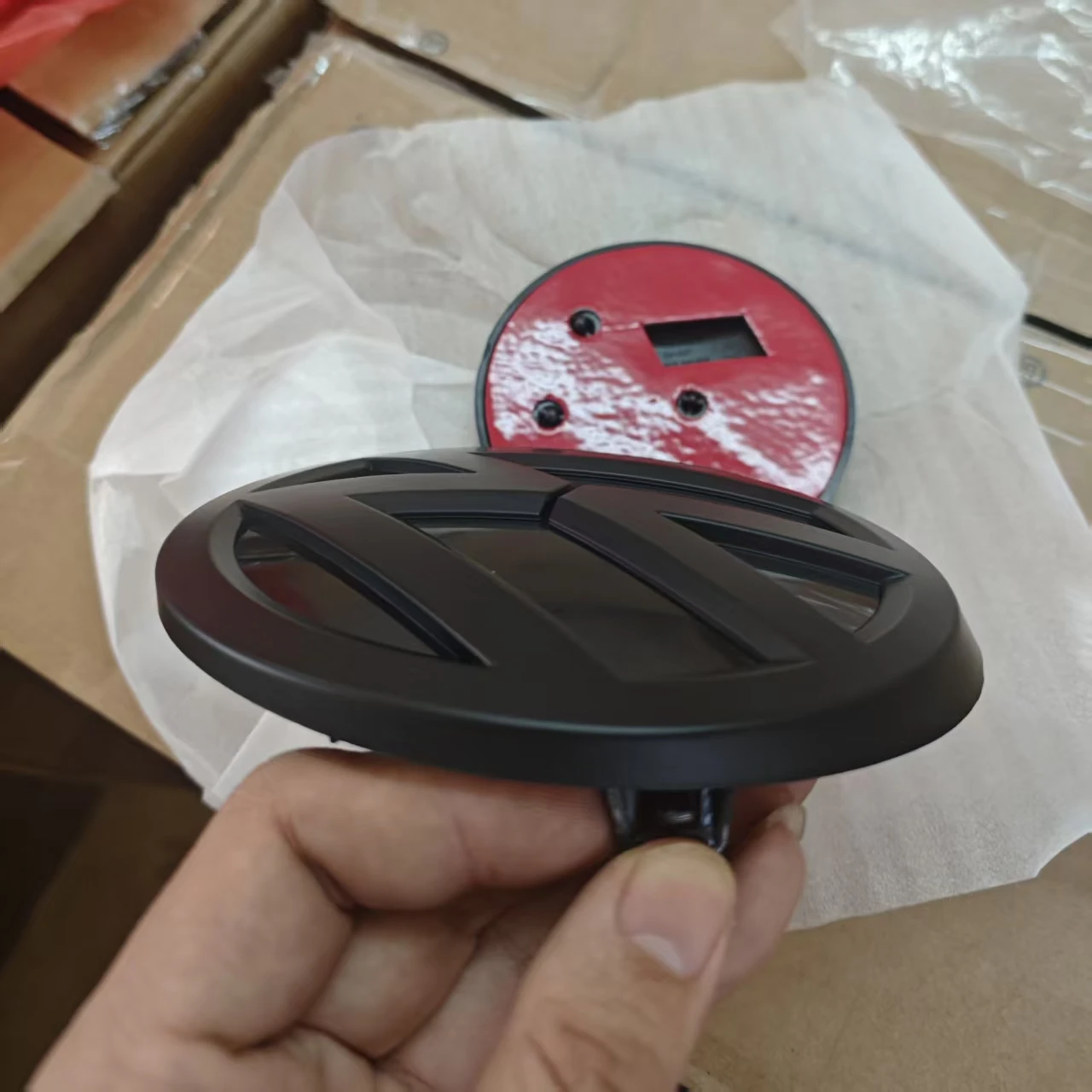 Pieza delantera y trasera de repuesto, emblema delantero de 140mm + maletero trasero de 110mm para logotipo de emblema de tapa jetta 2015-2018, 2 uds.