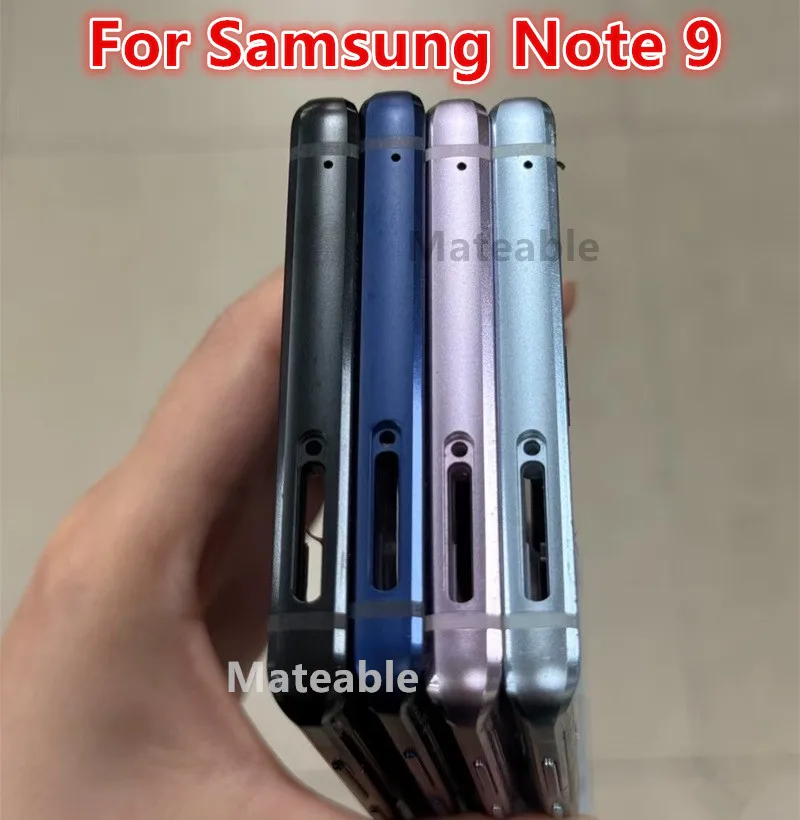 Middle Frame Note9 For Samsung Galaxy Note 9 N960 Housing Board LCD Faceplate Bezel Replace Repair Parts + Side Buttons