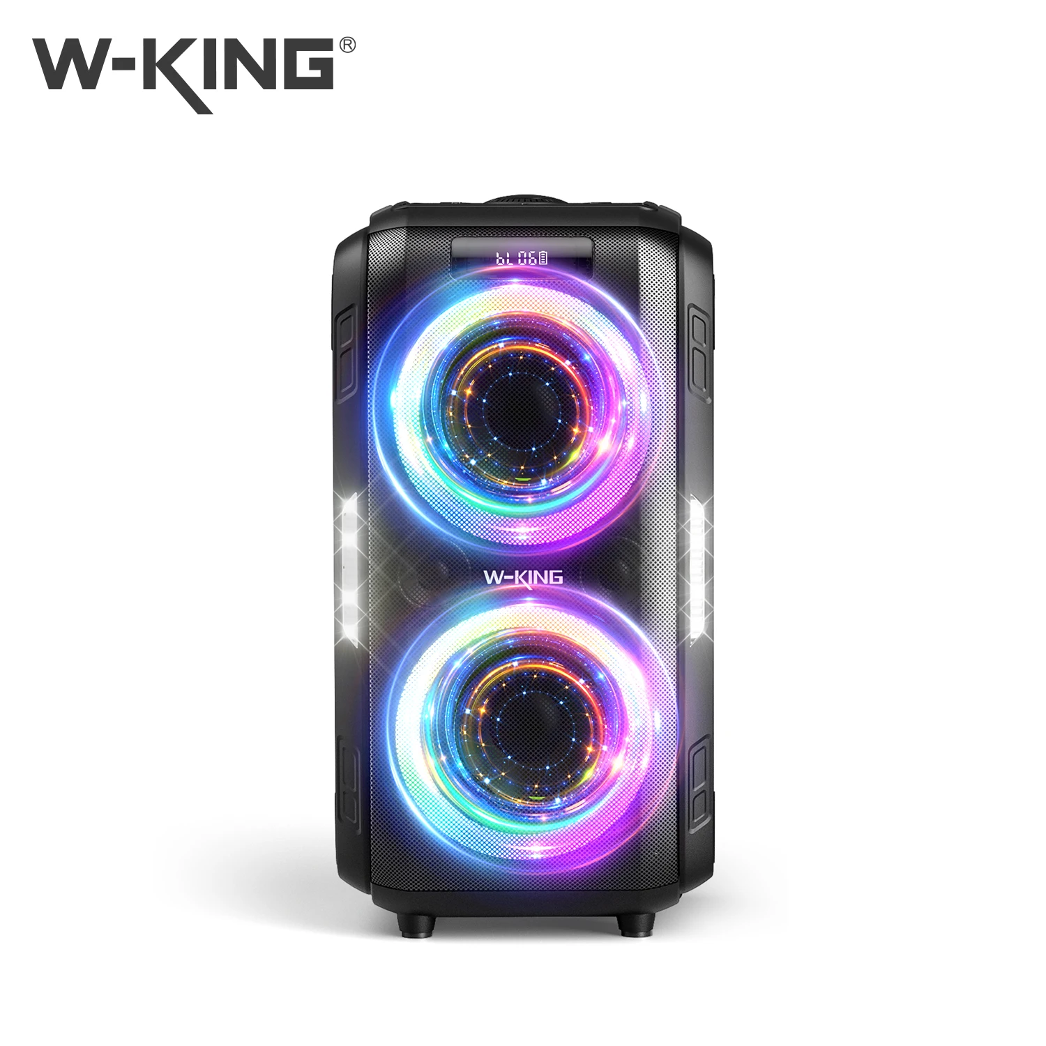 W-KING Portable Bluetooth Speaker 120W RMS Loudest/Massive 120dB/12 Custom Bass, V5.3 Big Party Boombox Large Wireless Speaker