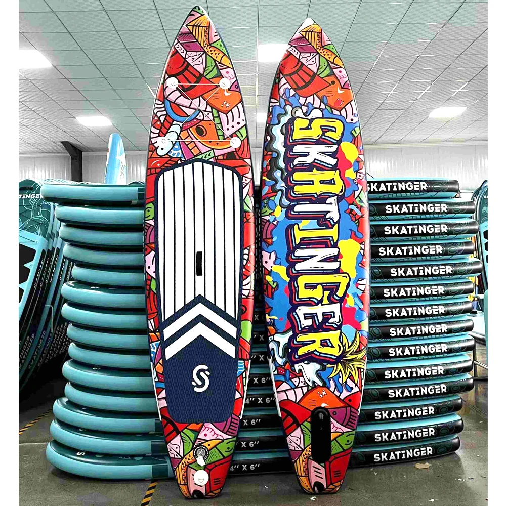 SKATINGER OEM wholesale KOI  sup boards paddle surf  waterplay surfing surf boar standup paddleboard inflatable paddle board