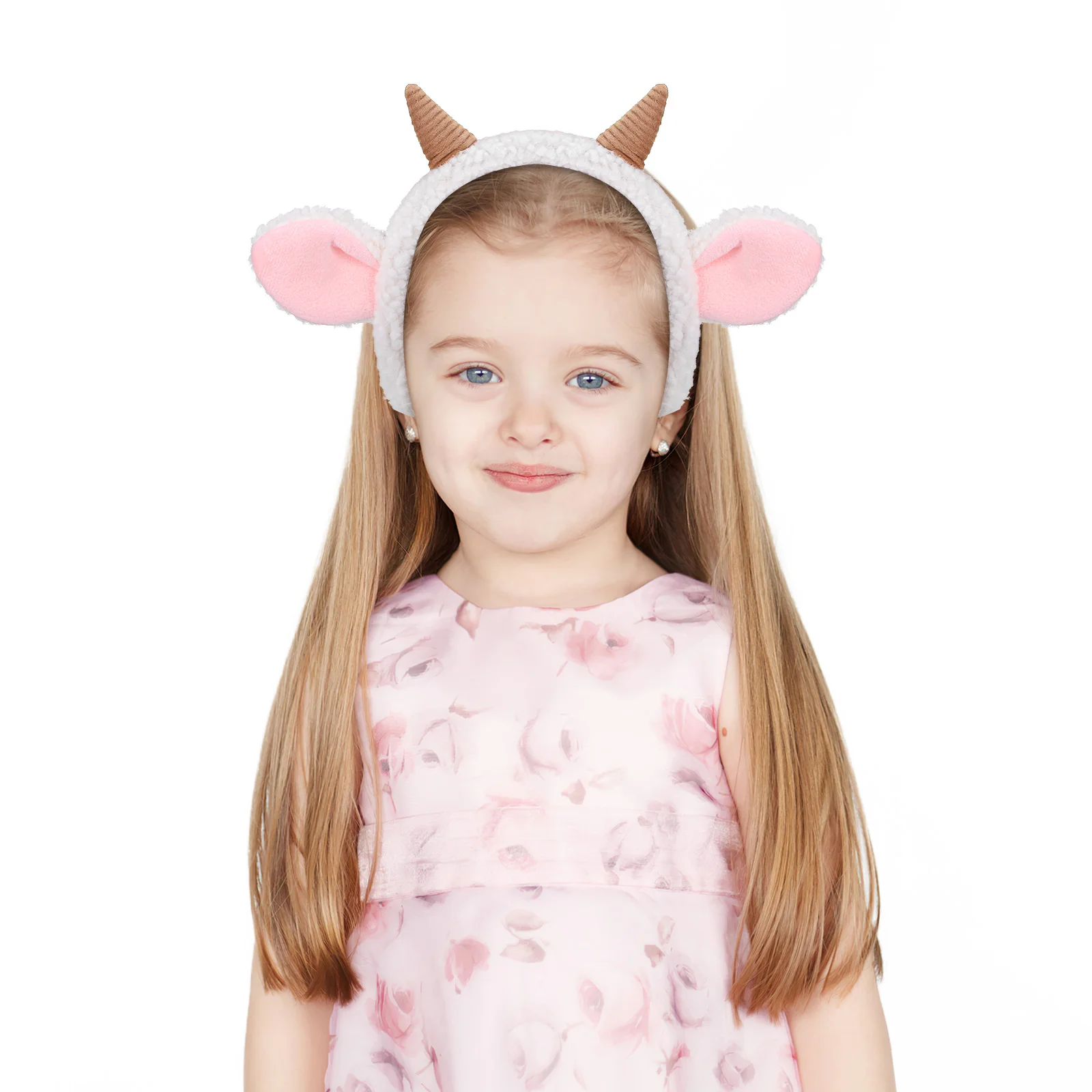 Cute Sheep Horn Headband Fashion Hair Hoops Halloween Cosplay Headdress Lamb Accessory Costume Ears Hairband