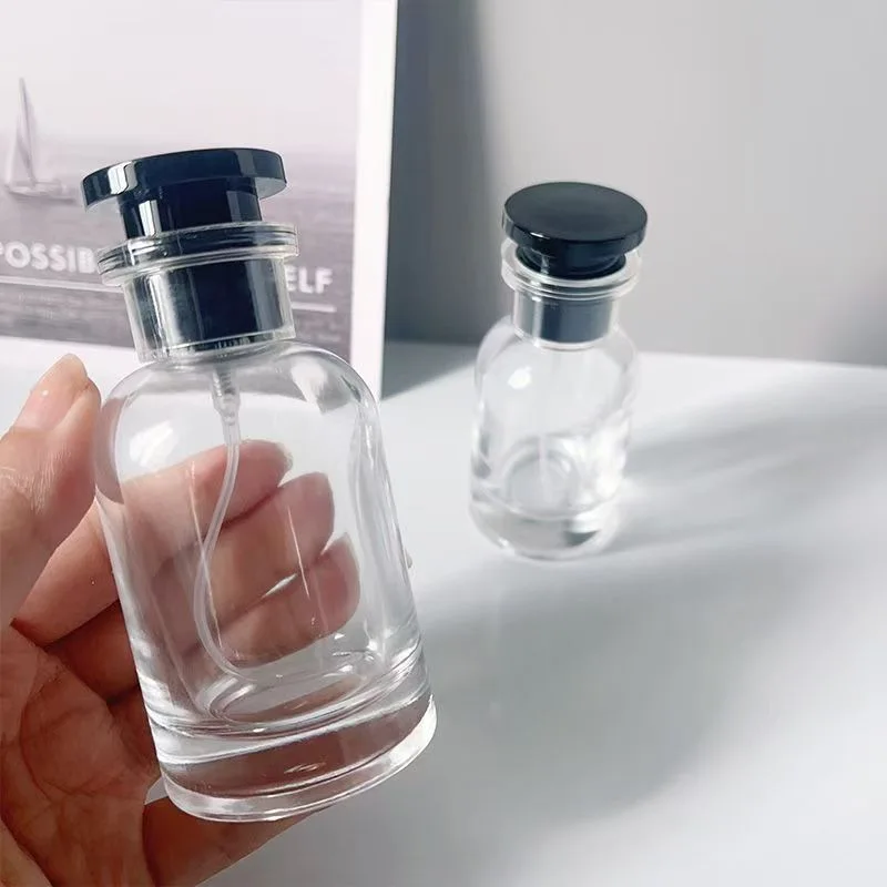 50 مللي 100 مللي زجاجة عطر حربة زجاجية فارغة 30 مللي زجاجة رذاذ قابلة لإعادة الملء عينة عطر مستحضرات التجميل المحمولة للسفر