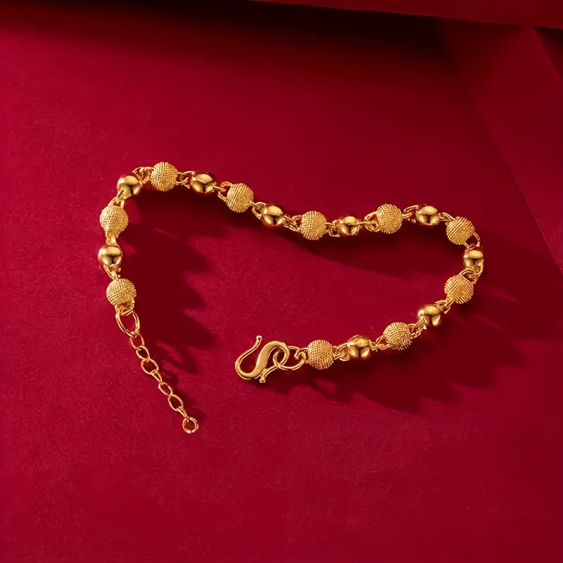 1pcs 18K Gold Plated Women's Bracelet - Suitable for everyday wear, giveaway, and gift to your best friendraa