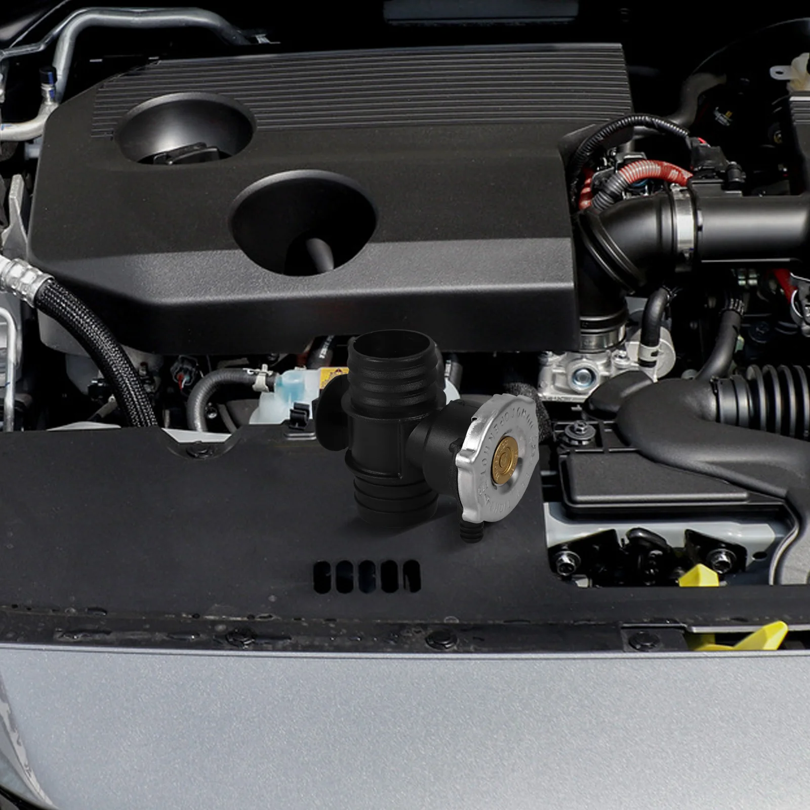 

Radiator Coolant Filler Neck Car Radiator Fill Cap Durable Easy Install Prevents Leakage Improves Performance Fuel Efficiency