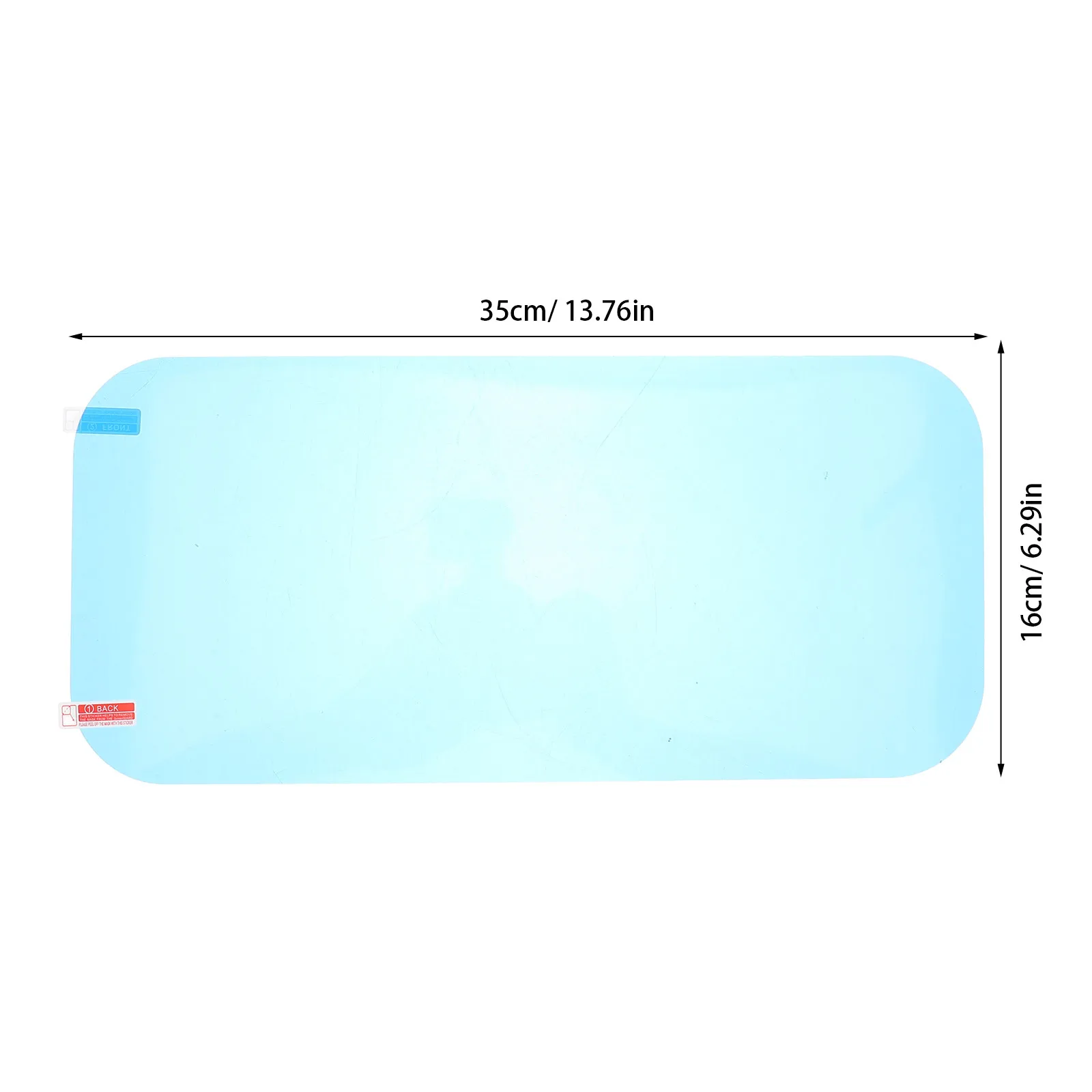 2Pcs Truck Side Mirror Rainproof Film Anti Fog Car Rearview Mirror Protector Film Easy Installation No Tools Required view 6