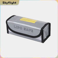 2025 New Lipo Battery Safety Bag 185x75x60mm Mini Waterproof Fireproof Explosion-Proof Portable for RC FPV Racing Drones