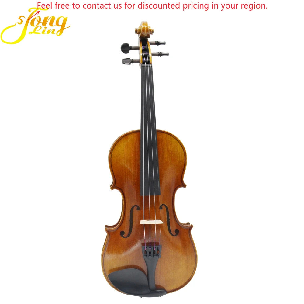

Professional Violin Solid Wood Violin With HIgh Grade Violin Case
