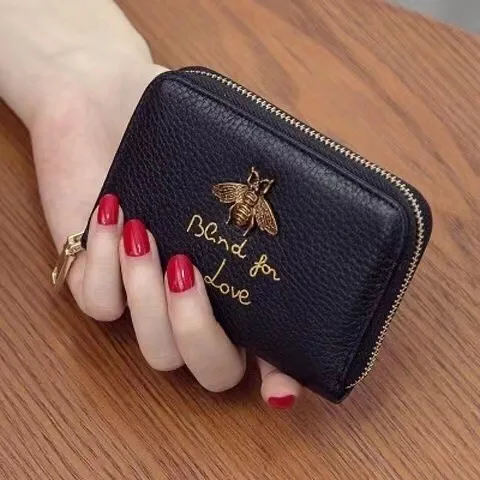 

Brand Designer Leather Organizer Credit Card Holder Women Business Cards Holder Ladies Minimalist Travel Card Bag Wallets