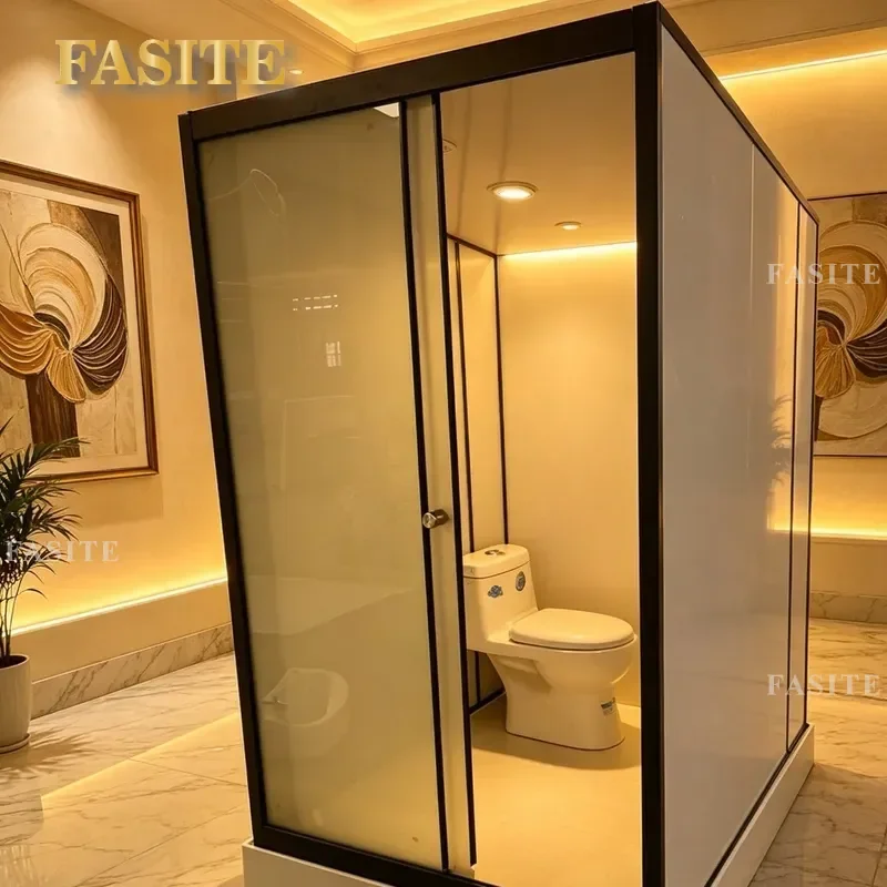 For Apartment Rural Bathroom Integral Shower Room One Piece Movable SMC Thermal Insulation Household