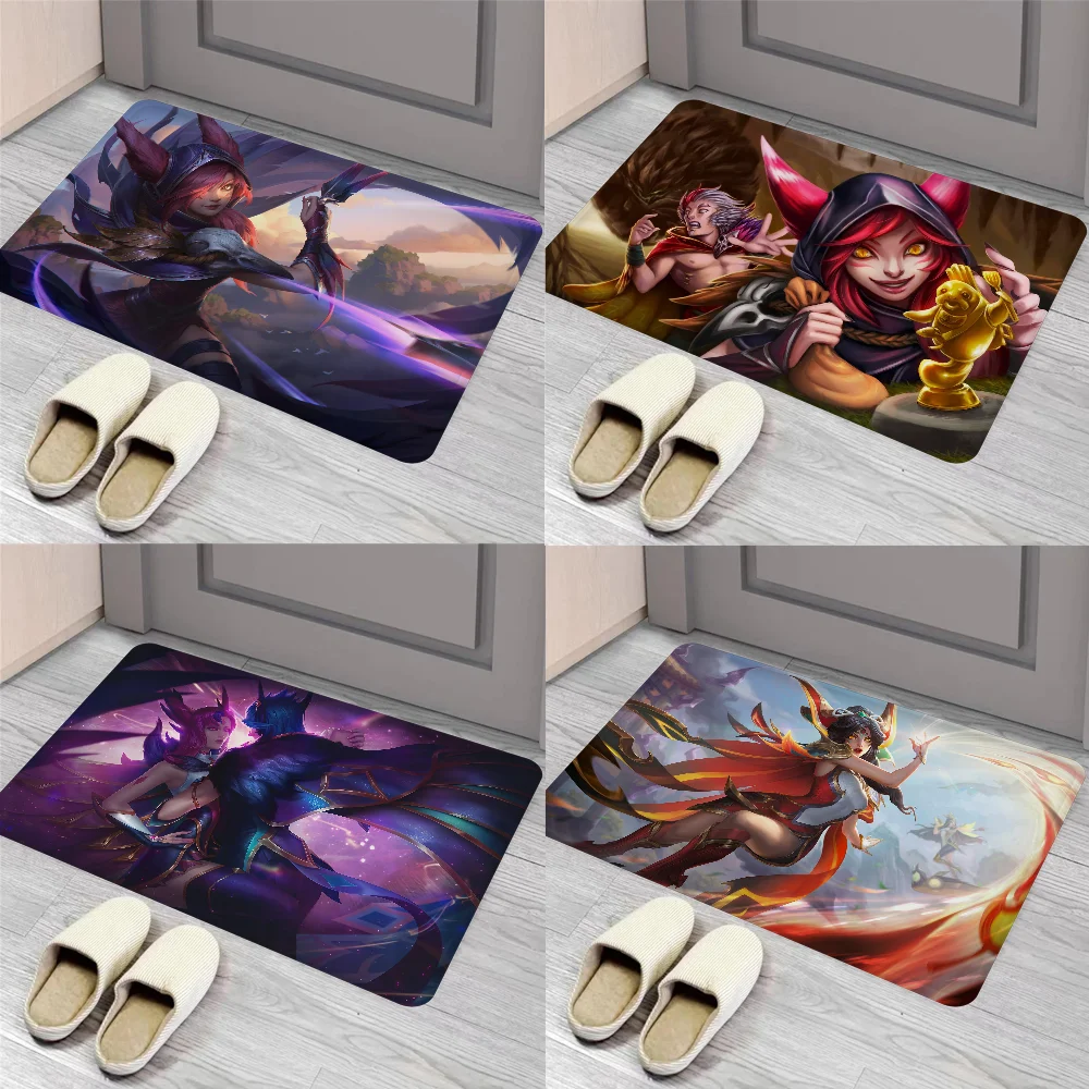 

Xayah Rakan LOL League of Legends Floor Mat Door Mat Nordic Style Home Doormat Bathroom-Toilet Mats Bedroom Hotel Decor Mat