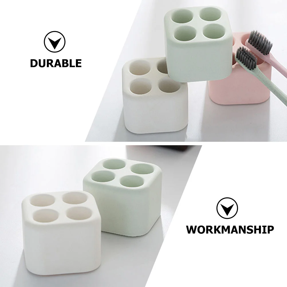 Diatomite Holder For Toothbrush Toothbrushes Diatom Holder Diatomite Shelf Mud Absorb Water Mini White Rack for Stands