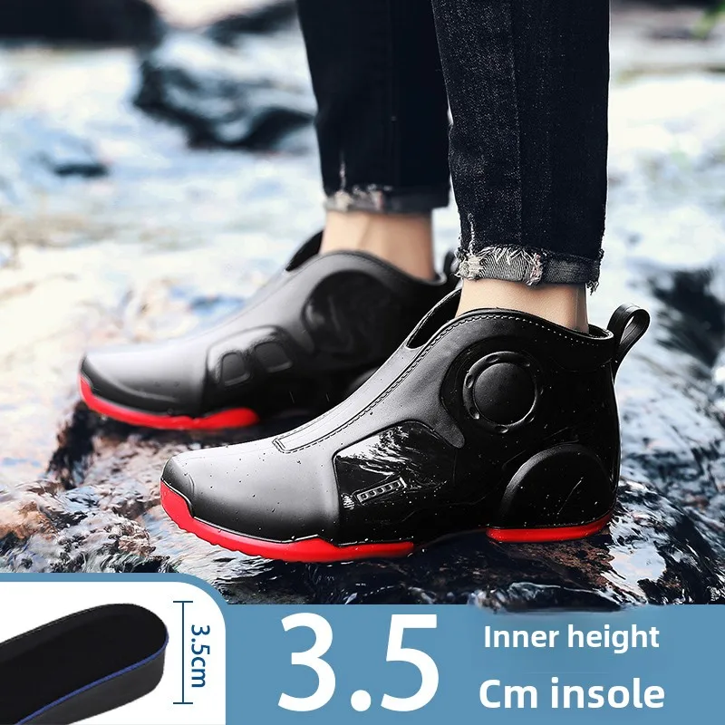 

Site Labor Protection Rain Boots Waterproof, Anti-slip and Wear-resistant Outdoor Rainy Day Special Fishing Water Shoes