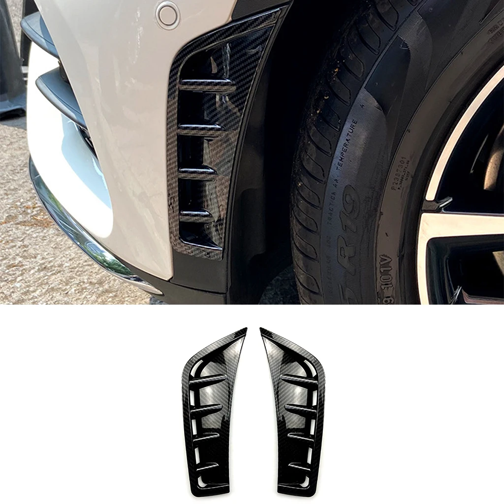 

For MERCEDES BENZ GLC Class X253 GLC43 GLC63 GLC260 GLC300 2020 To 2022 Intake Frame Splitter Front Bumper Air Vent Cover Trim