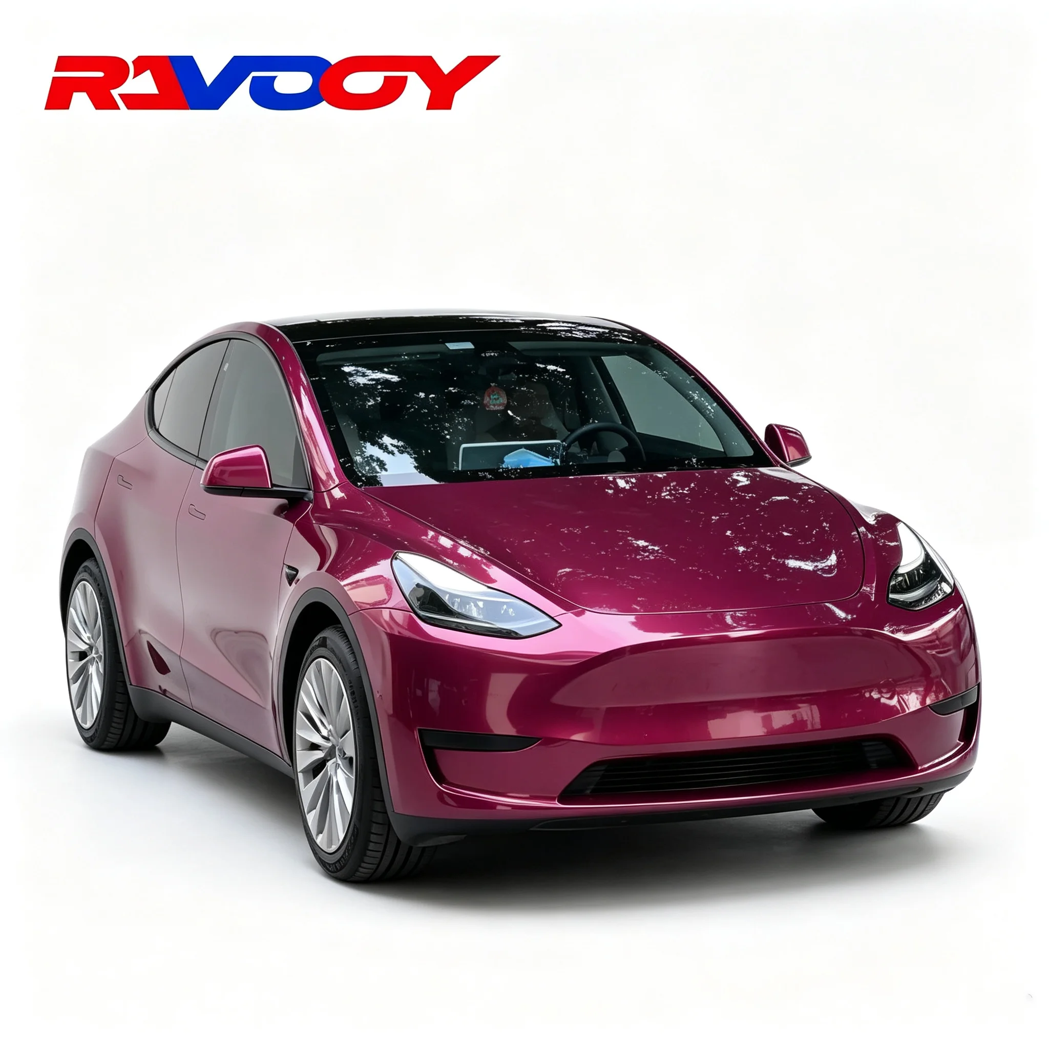 PET glossy metallic tower purple. The vinyl film is self-adhesive and durable, suitable for car paint protection and modificatio