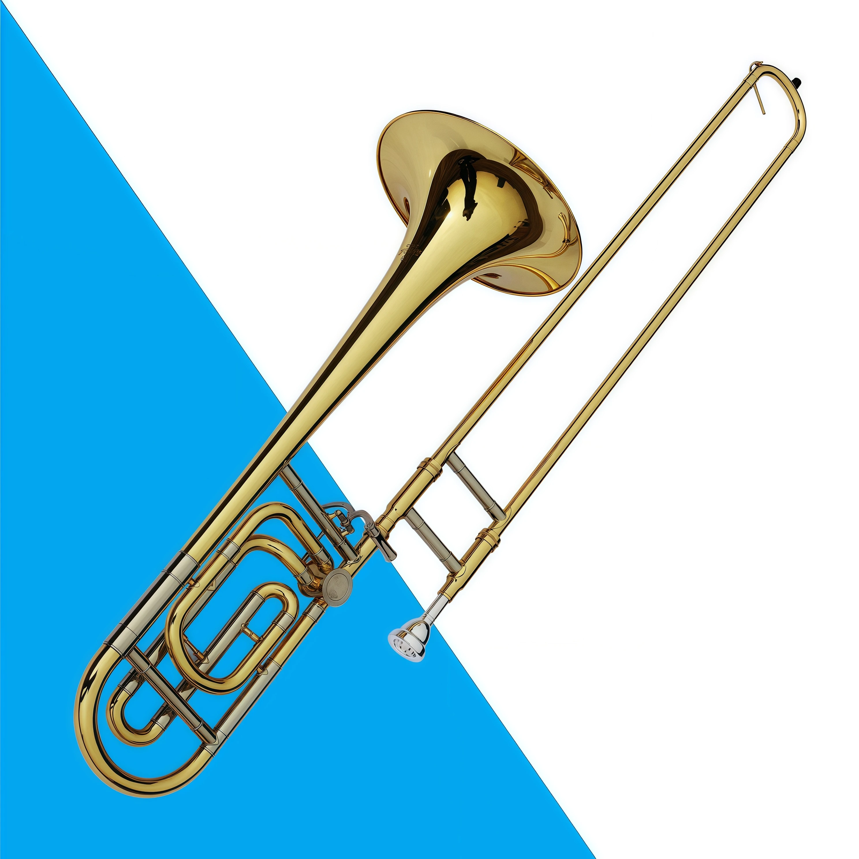 

Professional BB Tenor Tone Sandhi Trombone Durable Brass Instrument for Music Playing Similar to Alto Trombone