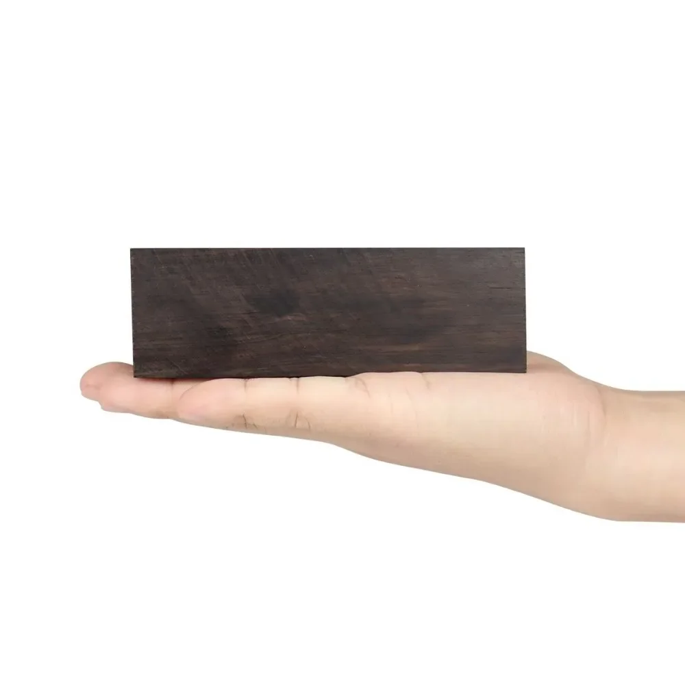 

1pc Ebony Wood Block Sanded Smooth Unfinished DIY Craft Blank for Wood Carving Sculpture Art Projects Premium Hardwood Crafting