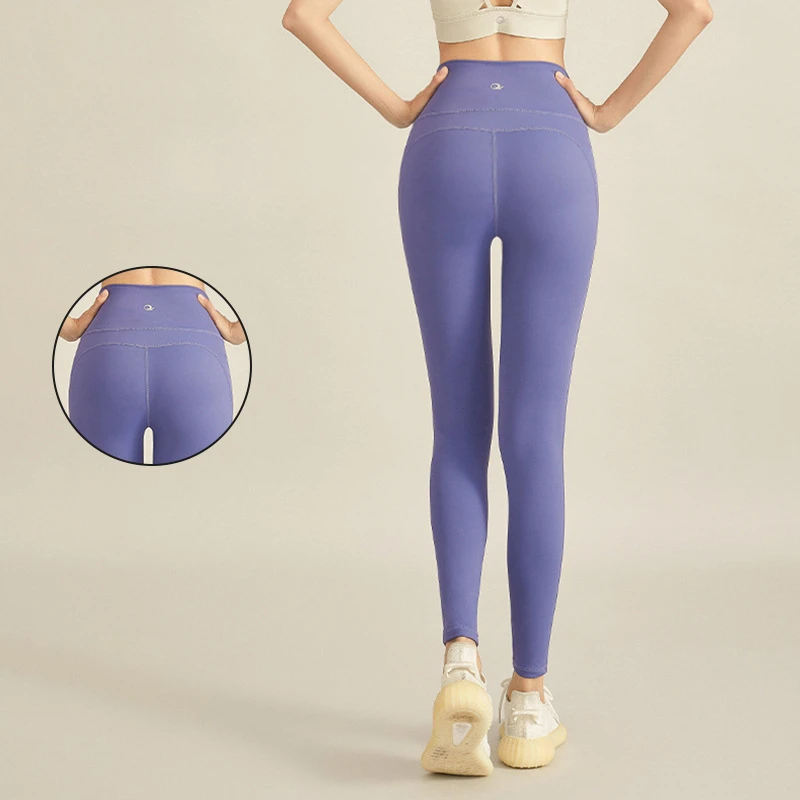 Autumn Winter Tight Peach Booty Yoga Fitness Pants Women Butt-Lifting Yoga Wear  No Awkward Lines Yoga Pants