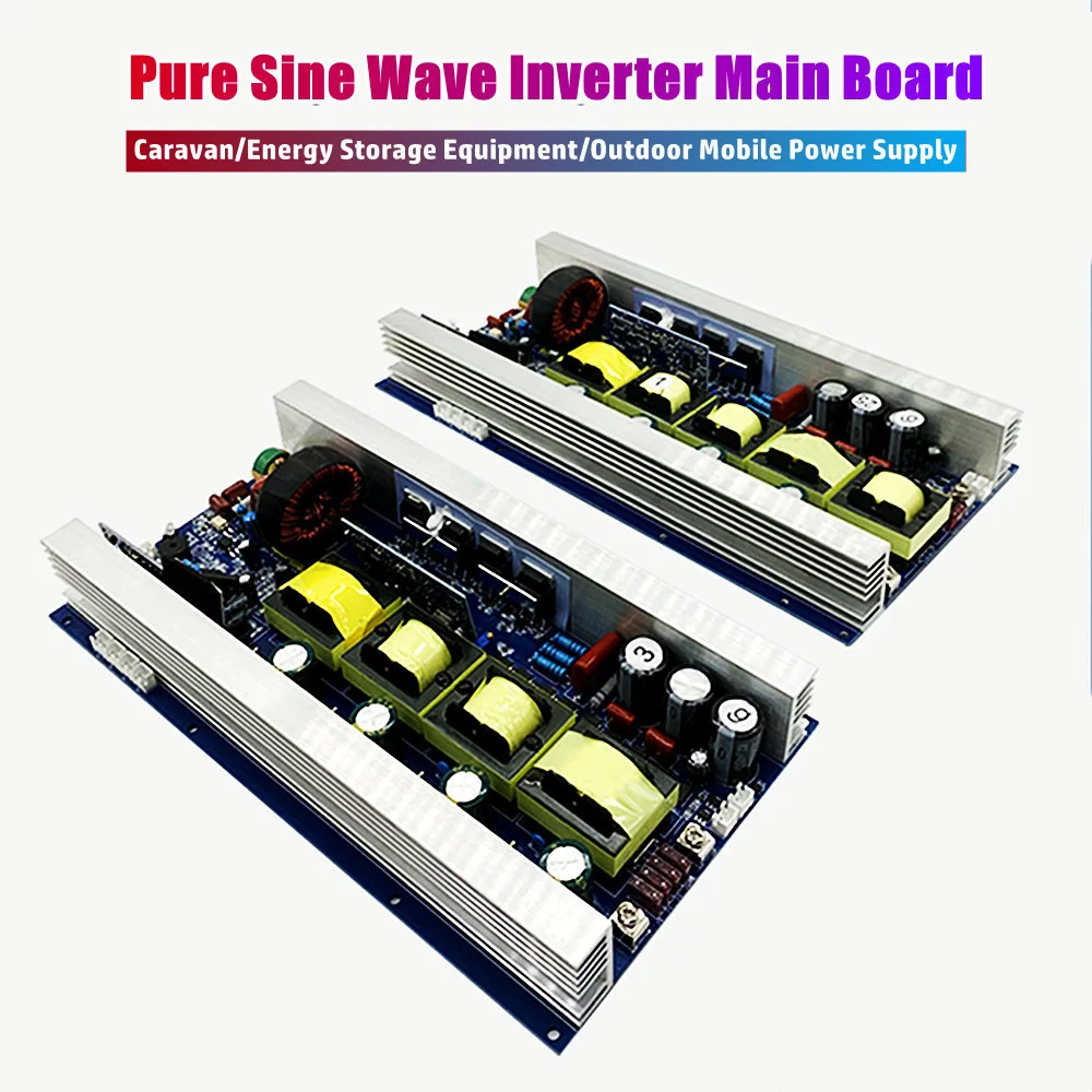 Pure Sine Wave Inverter Module 12V24V48V To 220V High-power Vehicle Caravan Household Battery Converter Main Board 150W~3000W